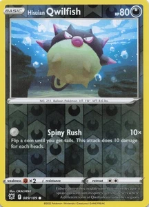 Hisuian Qwilfish (89) Common SWSH10: Astral Radiance 089/189 NM Reverse Holo - Picture 1 of 2