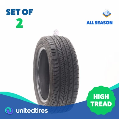 Set of (2) Used 205/55R16 Yokohama YK740 GTX 91H - 8/32 - Image 1 of 4