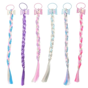 Extensiones de cabello trenzadas para niños 6 piezas - Imagen 1 de 11