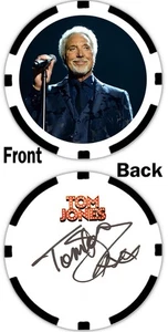 TOM JONES - LEGENDARIO CANTANTE WELCH - FICHA CONMEMORATIVA DE PÓKER ***FIRMADA*** - Imagen 1 de 2