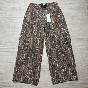 Revice Denim Jeans Mens M NWT WIDE LEG Maverick Pants Camo Cargo Stealth 30x31 - Picture 1 of 11