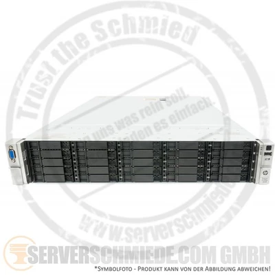 HP DL380p Gen8 Server 2x Xeon E5-2650V2 8C 96GB 12x 8GB RAM 8TB HDD vmware ready - Bild 1 von 4