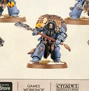 Wolf Guard Terminator Pack Leader Relic Greataxe Space Wolves 40K Marines - Picture 1 of 2
