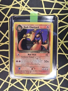 🔥 Dark Charizard 21/82 🔥 Non Holo Rare Team Rocket Set Pokemon Card WOTC TCG  - Picture 1 of 3