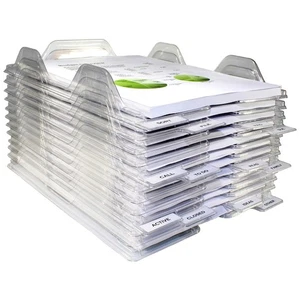 File Organizers - Letter Size, Stackable Trays for Desk - for Office Files, M... - Picture 1 of 6