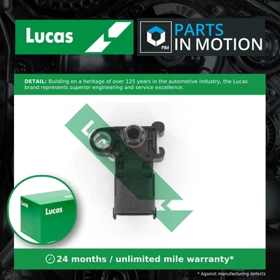 Boost Pressure Sensor fits FORD TRANSIT CUSTOM 2.0D 2.2D 2012 on Lucas 1682141 - Image 1 of 4
