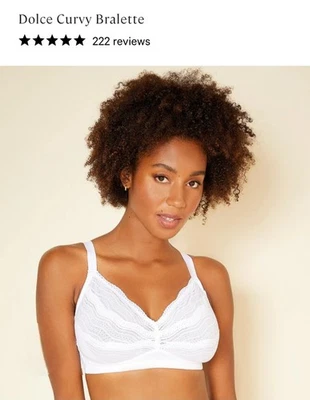 Bralette Cosabella Dolce CURVY sin cables VERDE CLARO TALLA MED se adapta a DD Foto 1 de 4