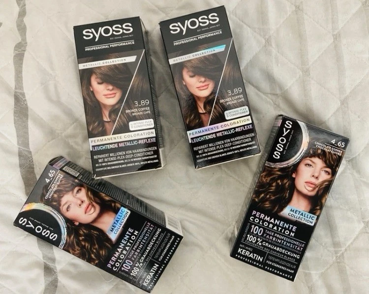 4x SYOSS permanente Coloration metallic Collection NEU - Bild 1 von 1