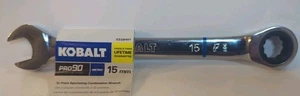 Kobalt PRO90 15mm 12-Point Ratcheting Combination Wrench - NEW #0338401 - Picture 1 of 3