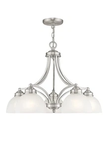 Livex Lighting 4225-91 Somerset Kronleuchter, silber - Bild 1 von 8