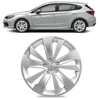 For Subaru Impreza 2017-2023 16in Silver Hubcaps Wheel Cover Hub Cap 28811FL010 Foto 1 de 4