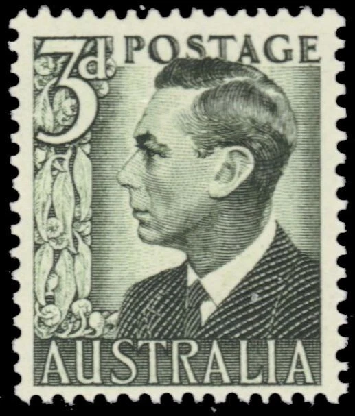 AUSTRÁLIA 233 (SG237d) - King George VI "1951 verde maçante" (pb73757) - Imagem 1 de 1