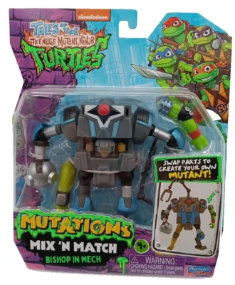 BISHOP IN MECH  Mutant Ninja Turtles Mutations Mix 'n Match TMNT Action Figure - Image 1 of 2