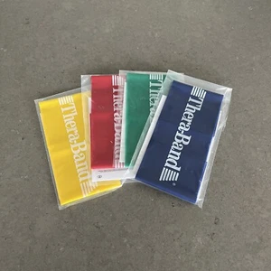 THERABAND Resistance Band Loop 12” 4pc Set | New W/ Fast Ship! - Picture 1 of 4