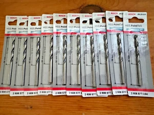 10 x Bosch Point TeQ HSS Bohrer, 4,8 mm HSS nagelneu in Paketen RESTPOSTEN 741 - Bild 1 von 2