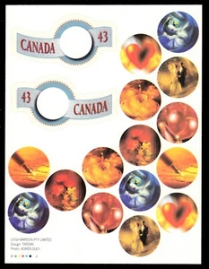CANADÁ 1508aiii - Estampillas de saludo ""Panel inferior"" (pb69750+) - Imagen 1 de 1
