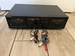 🛑Sony TC-W320 - Estéreo Doble Cassette Deck Doble Cassette Deck Dolby B-C NR🛑 - Imagen 1 de 12