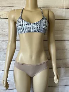Coral Tropic Bikini Top Geometric Size 12 - Picture 1 of 7