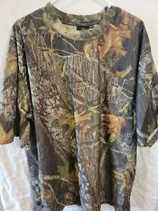 Mossy Oak Breakup Red Head Camo Shirt 2XL Mesh Breathable Hunting / Pocket Mint! - Picture 1 of 12