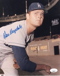 DON DRYSDALE SIGNIERTES AUTO 8 X 10 FOTO JSA #CB83092 **LOS ANGELES DODGERS** HOF - Bild 1 von 2