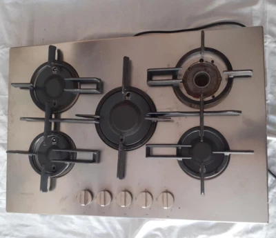 Hotpoint Ariston Piano Cottura 5 Fuochi incasso gas 1 Wok 75 cm PCN750T(AV)R - Bild 1 von 4