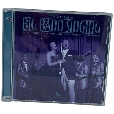 The Very Best of Big Band Singing Audio CD Dean Martin Nat King Cole - Image 1 of 3