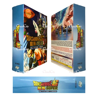 Anime DVD Dragon Ball SUPER Complete TV Series (1-131 End +3 Movies) English Dub - Image 1 of 4