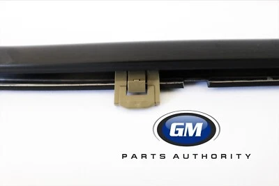 2014-2018 Silverado Sierra Crew Cab Rear Window Moldings Black Genuine OEM GM - Image 1 of 3