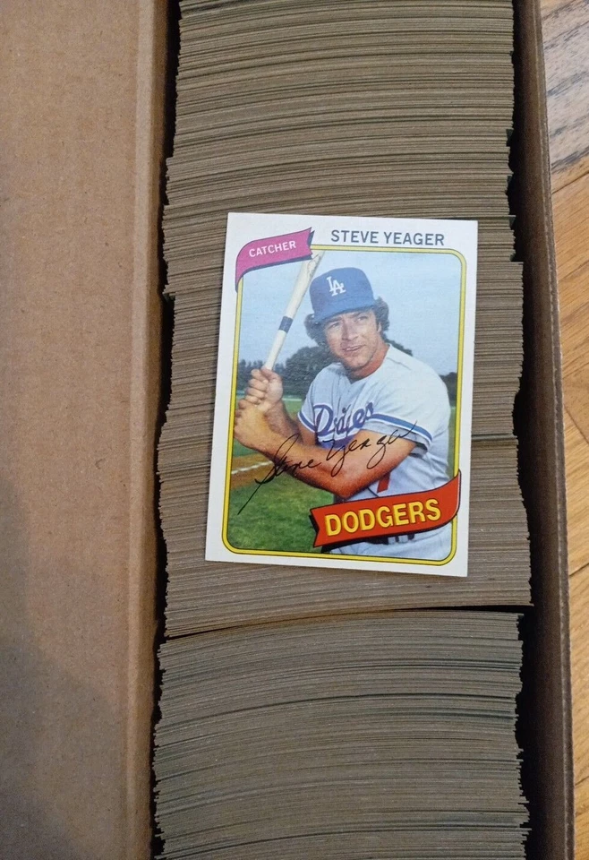 1980 Topps Baseball Base Card Singles - #1 to #250 Create Own Lot - Image 1 of 1