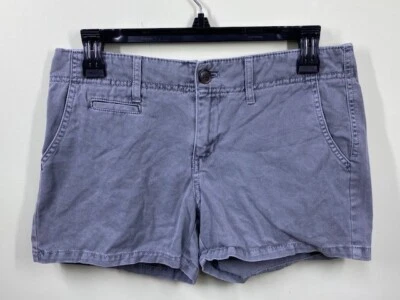 Pantalones Cortos Informales Merona Para Mujer Talla 4 Gris Carbón Algodón Chino Novio Foto 1 de 4