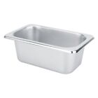 Square Stainless Steel Food Buffet Basin Plates Snack Box Holder 0.6L LSO UK