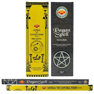 SAC Incense Sticks, 8-Stick Square Packs, CHOOSE YOUR SCENT - Picture 1 of 3