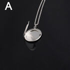 Creative Open Locket Pendant Shaped Diy Photo Necklace Gifts Women Men Jewelry