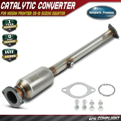Rear Side Catalytic Converter for Nissan Frontier 2005-2019 Suzuki Equator 2.5L - Image 1 of 4