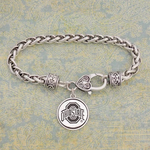 OHIO STATE SILVER LININGS BRACELET 7.5" - Picture 1 of 1