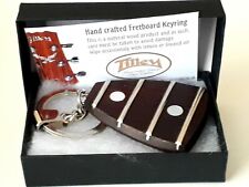 Guitar Keyring rose wood fretboard, fender, Gibson, prs for sale