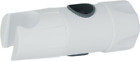 Universal Adjustable White Shower Head Holder Bracket for 19mm Rail Easy to
