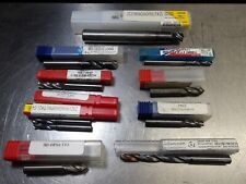 Lot of 10 Resharpened Assorted Carbide Cutting Tools, Various Brands/Styles