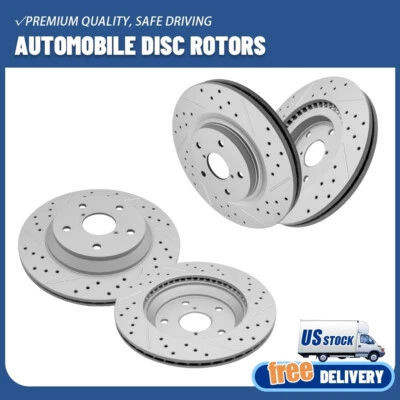 Передние задние тормозные диски для Subaru Forester Crosstrek 2019 2020 2021 2022 - 2024 - Изображение 1 из 4