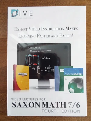 DIVE Video Lectures For Saxon Math 7/6 4th Edition - Image 1 of 2