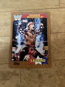 2017 WWE Topps Heritage Bronze Shawn Michaels Card HBK - Picture 1 of 2