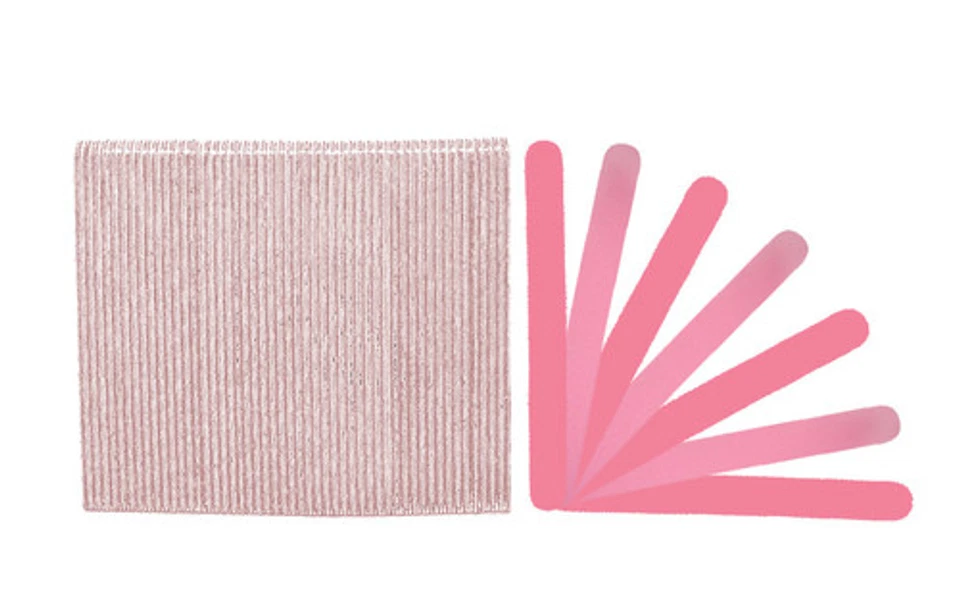 Первоклассные розовые/розовые моющиеся пилки для ногтей 280/320 зернистость мягкие салон красоты - Изображение 1 из 1