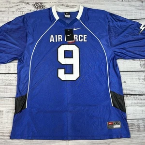 VTG NWT Air Force Falcons #9 Nike Team Authentic NCAA Football Jersey Men’s XXL - Picture 1 of 7
