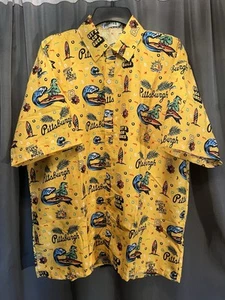 Pittsburgh Pirates Promo Hawaiian Shirt Gameday Giveaway Size Extra Large XL - Picture 1 of 6