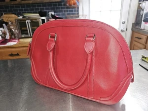 Danier rote Ledertasche Handtasche ideal für Weihnachten  - Bild 1 von 12