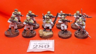 Warhammer 40k Astra Militarum Cadian Shock Troops Squad Games Workshop - Image 1 of 4