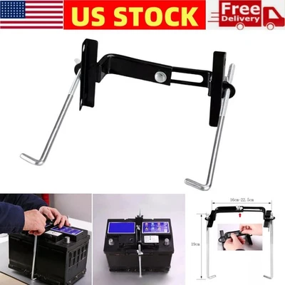 19cm/7.48" Adjustable Car Storage Battery Holder Stabilizer Rack Mount Bracket - Image 1 of 4
