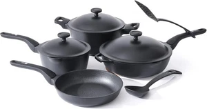 THE ROCK 13PCS Non Stick Pots & Pans Cookware Set with Lids ROCK.TEC - NIB - Picture 1 of 9