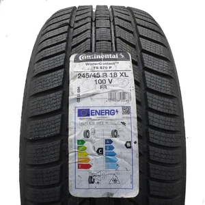 Neumáticos de invierno 245 45 18 1x CONTINENTAL 245/45 R18 100V XL 2022 COMPLETOS COMO NUEVOS - Imagen 1 de 5