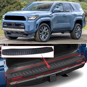 Bumper Protector Plate Trunk Guard Black Brushed for Toyota 4Runner 2024 2025 - Picture 1 of 7